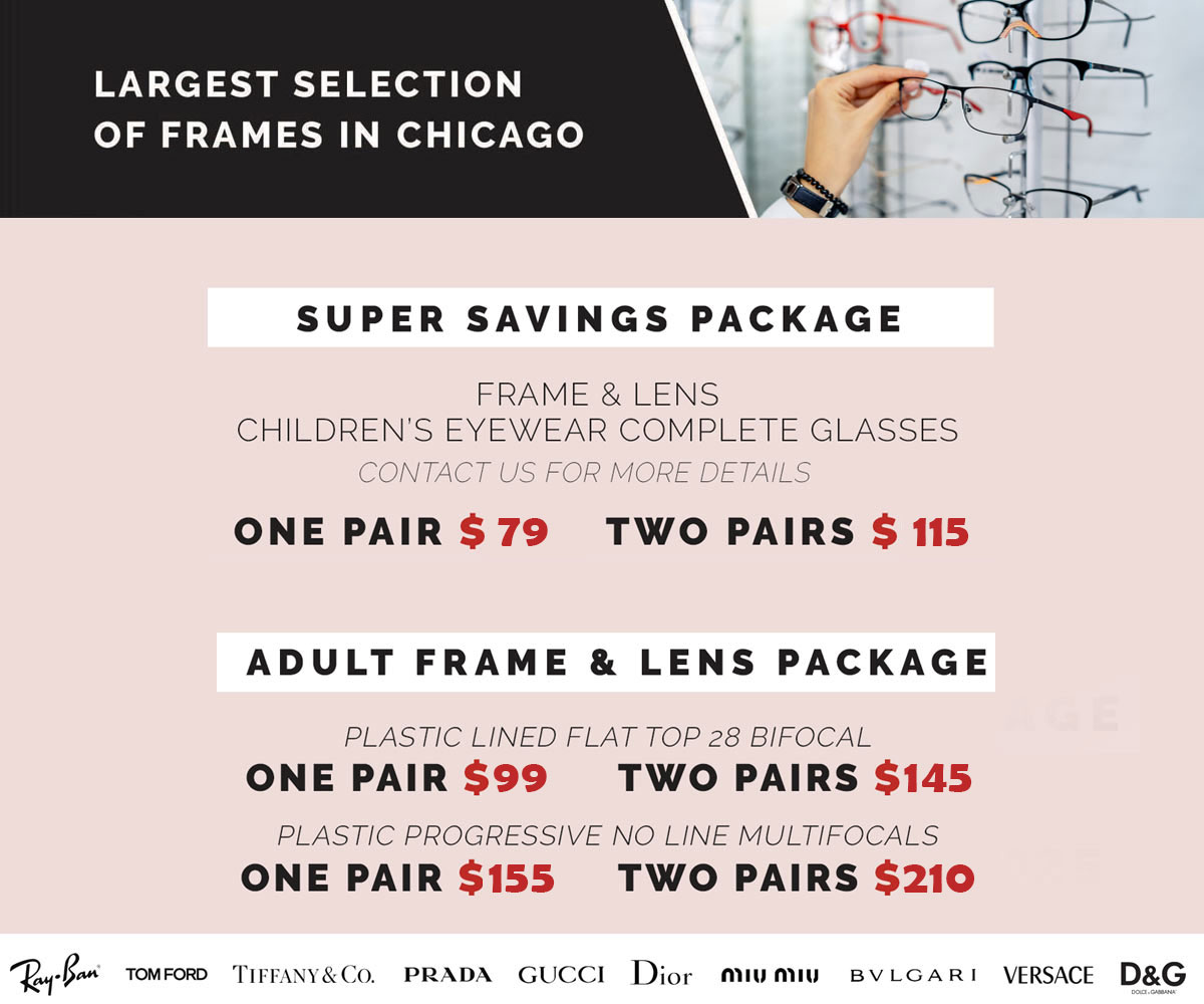 Designer Eyewear Chicago, Frames